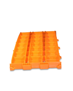Plastic slat  300x600 orange open/for sows (type A)